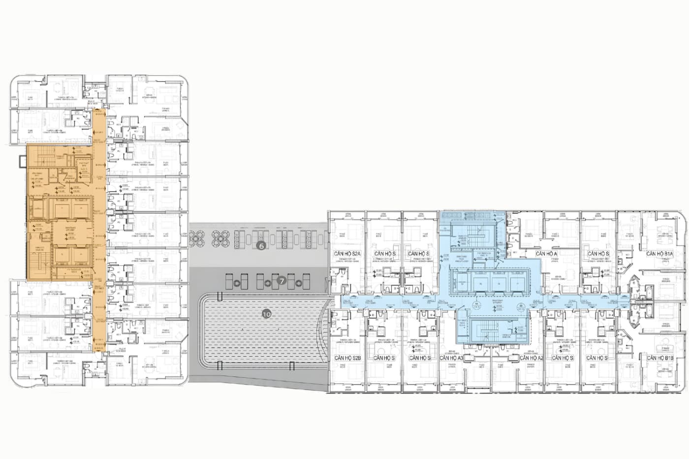 Mặt bằng CT3 và CT7