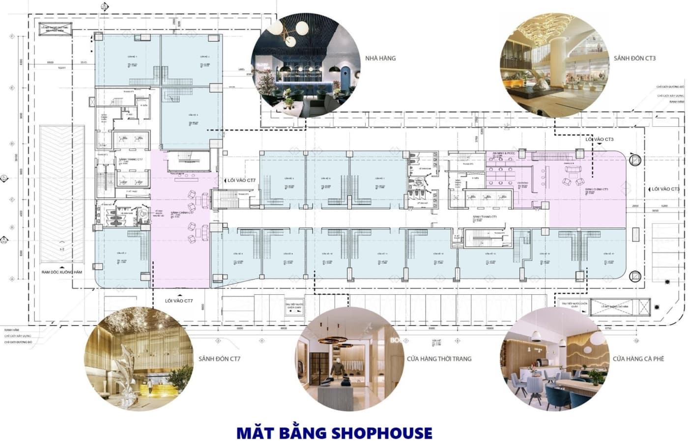 Mặt bằng Shophouse